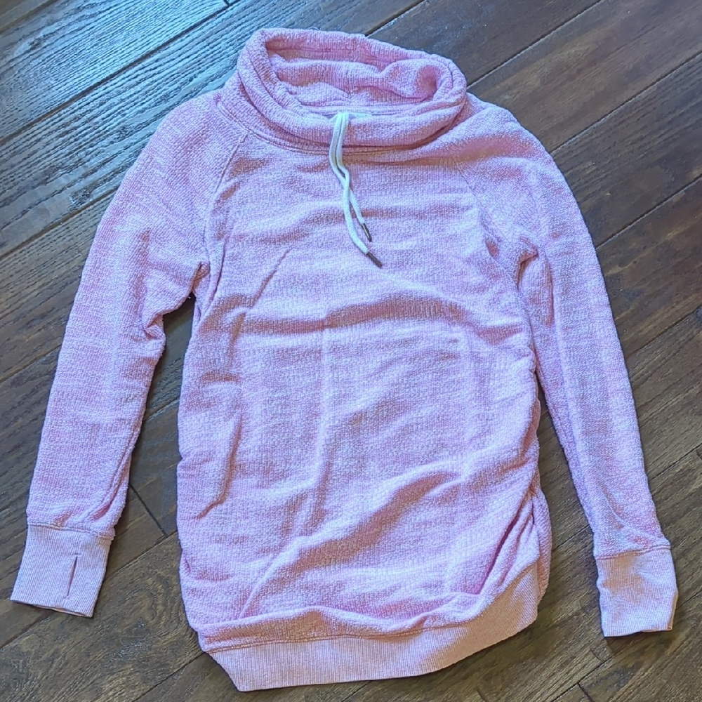 Isabel Maternity By Ingrid & Isabel Pink Sweatshirt/Sweater, Size Small
